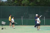 スポーツ少年団 ソフトテニス写真